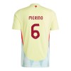 Camiseta de fútbol España Mikel Merino 6 Segunda Equipación Euro 2024 - Hombre